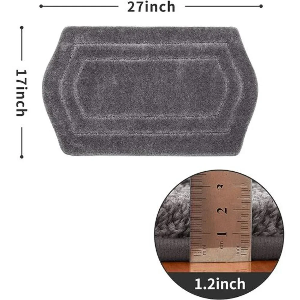 Extra Thick Bath Rugs for Bathroom - Anti-Slip Bath Mats Soft Plush Yarn Shaggy